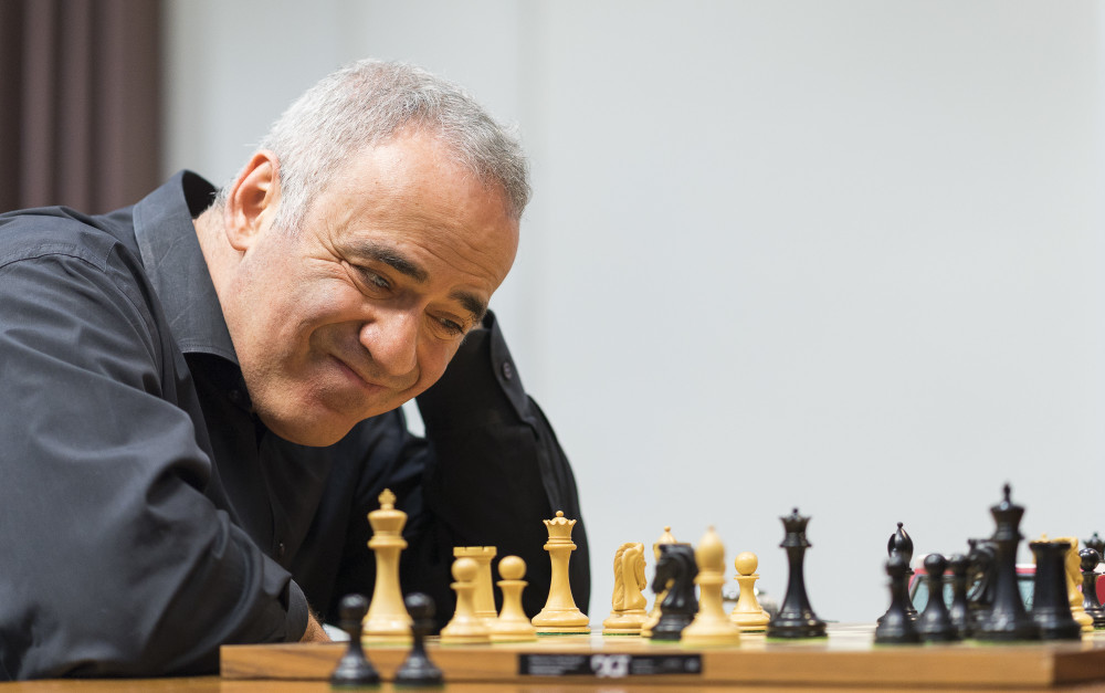 Boris Spassky Quote: I also follow chess on the Internet, where Kasparov's  site is very interesting.