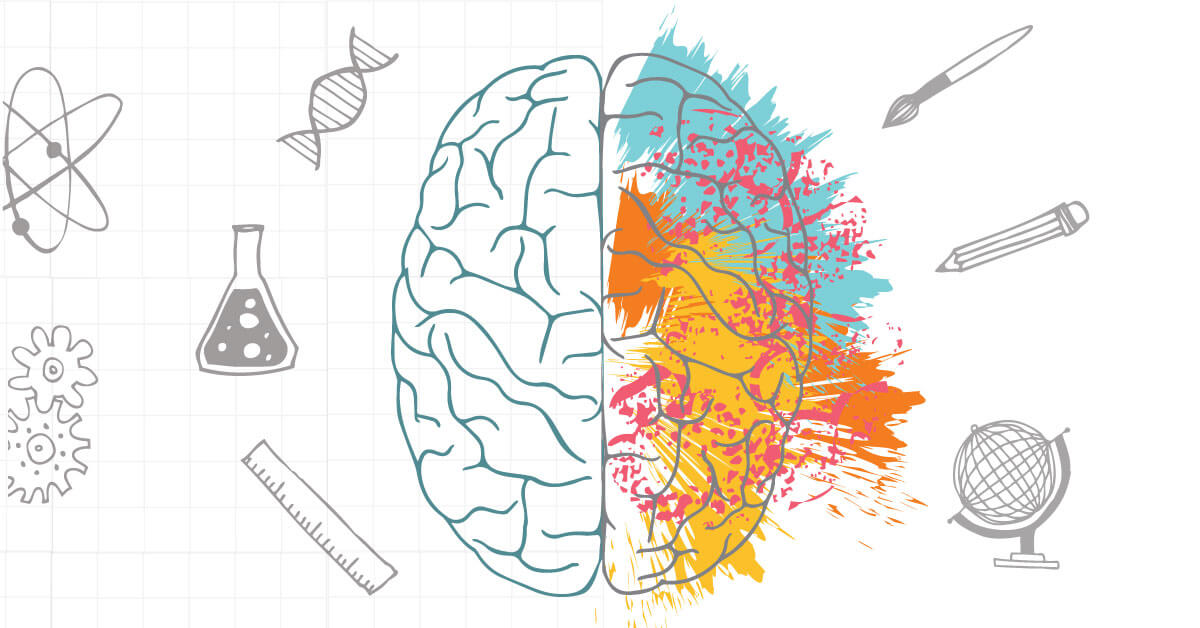 It exercises both sides of the brain