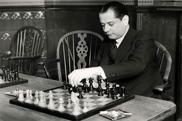 CHESS Photo Jose Raul CAPABLANCA vs. Michail BOTWINNIK